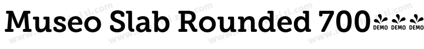 Museo Slab Rounded 700字体转换